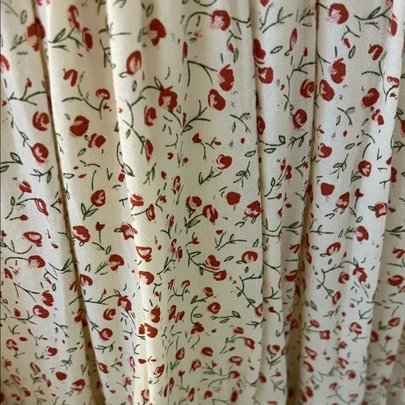 Ivy City Co Cream Floral Long Sleeve Dress - Picture 3 of 3